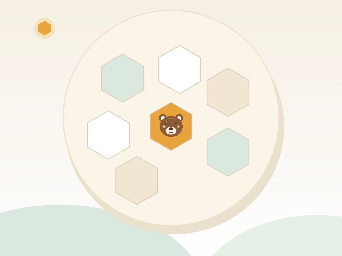 Honeycomb map illustration showing bear loan availability varying by U.S. state